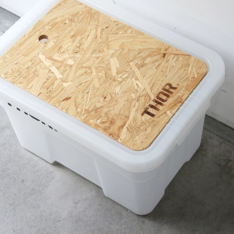 THOR 黑化/木質感桌板 22/53/75L專用 【綠色工場】索爾箱專用木板 OSB合成纖維木板 防潑水 實木桌板