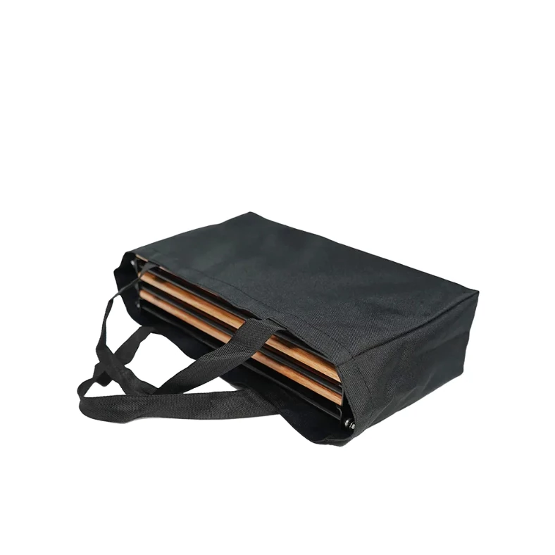 Owl Camp 桌面三層折疊置物架 DSR【綠色工場】置物架 實木層架 三層架 迷你層架 堆疊 附收納袋