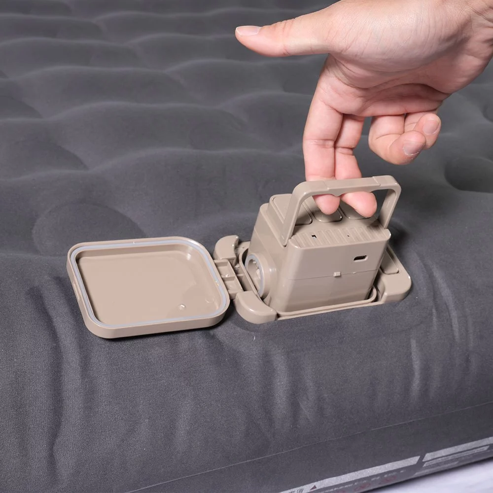 歡樂時光 頂級電動充氣床墊M-KING【綠色工場】OutdoorBase 露營床墊 充氣床 充氣睡墊 露營雙人床 獨立筒