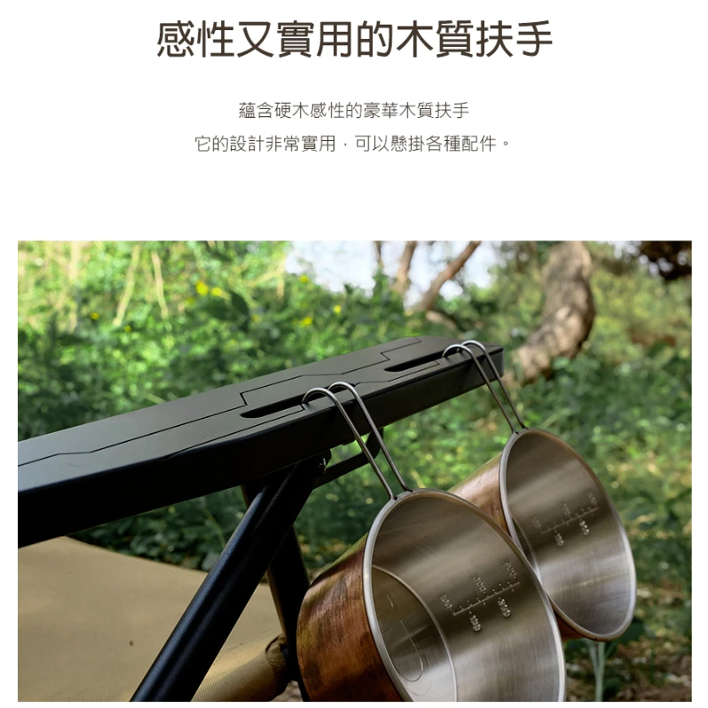 POLARIS北極星 X1 LOW 四段折疊露營椅【綠色工場】露營低座高背椅 摺疊椅 大川椅 可調整椅背 附收納袋