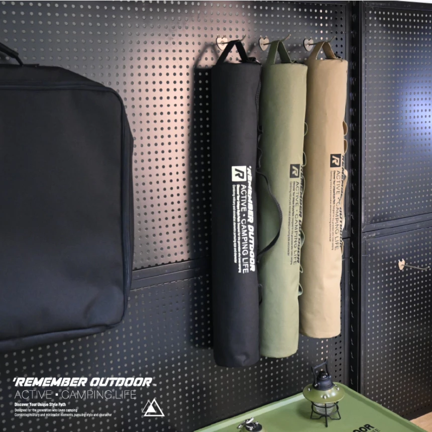 樂活不露 營柱戰術收納包【綠色工場】營柱收納袋 柱型收納袋 長形那袋袋 JX、梅花營柱皆可收納 戰術黑/軍綠/沙色