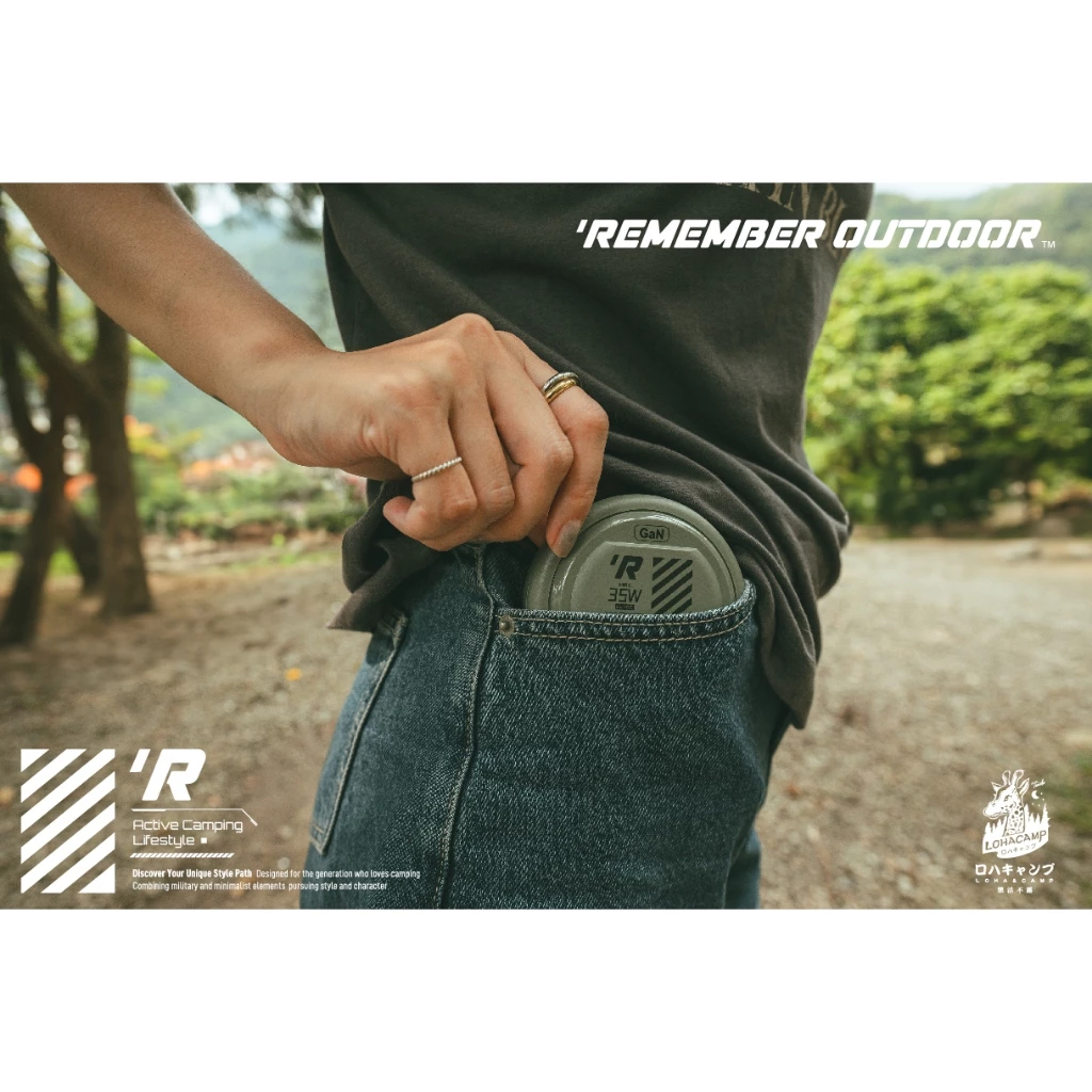 樂活不露 氮化鎵閥充電源供應器【綠色工場】EC-04 USB充電線 Type-C孔位 可同時充電多個裝置 手機平板充電器