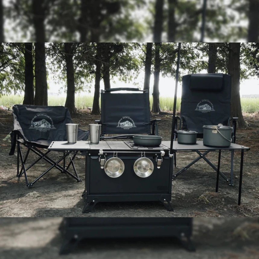 MORIXON 魔法鋁好箱【綠色工場】收納箱 IGT桌面 鋁合金箱 置物箱 60公升容量 裝備箱 MB-2 黑化戰術箱