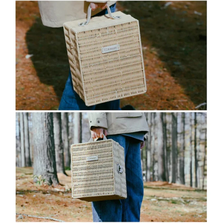 S'more 多功能調味料盒【綠色工場】Spicket 調味罐置物盒 收納盒 摺疊收納箱 日式風格箱 藤木收納盒