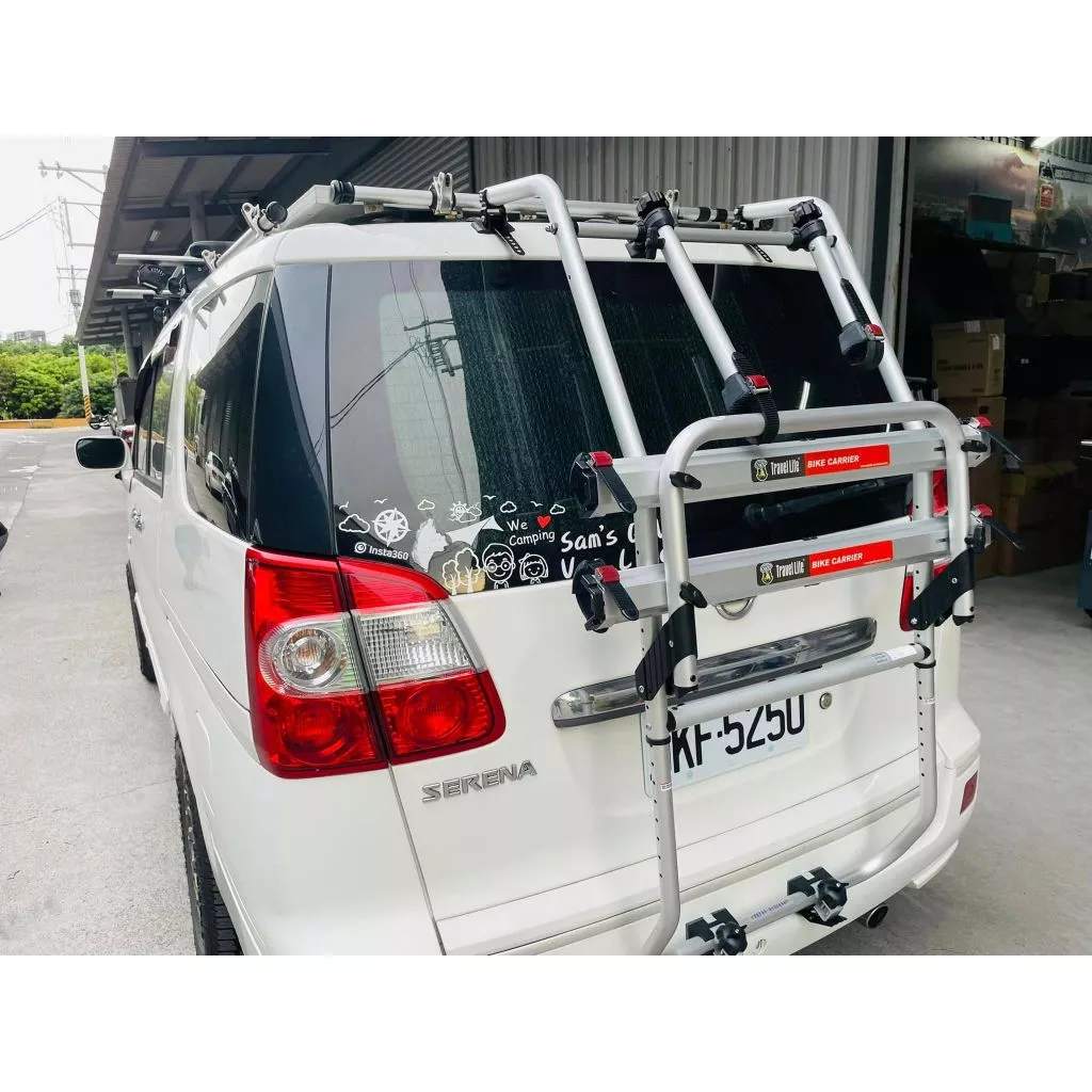 Travel Life 快克 休旅車鋁槽式攜車架【綠色工場】SBC-633 斜平背攜車架 自行車架 單車架 腳踏車架