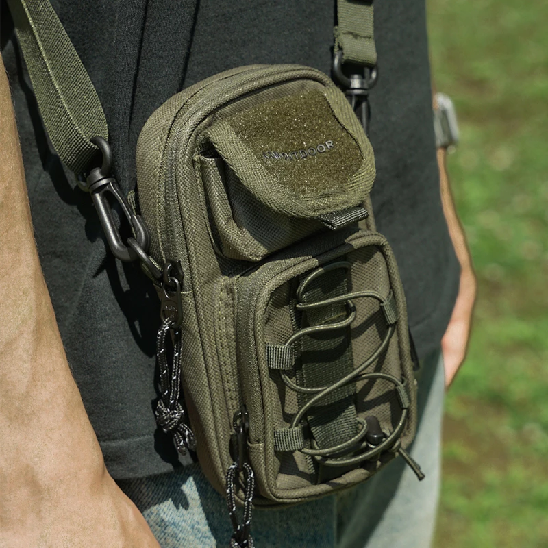 KAZMI KZM 工業風隨身包【綠色工場】小腰包 小廢包 隨身包 斜背包 側背包 迷你背袋 隨身袋