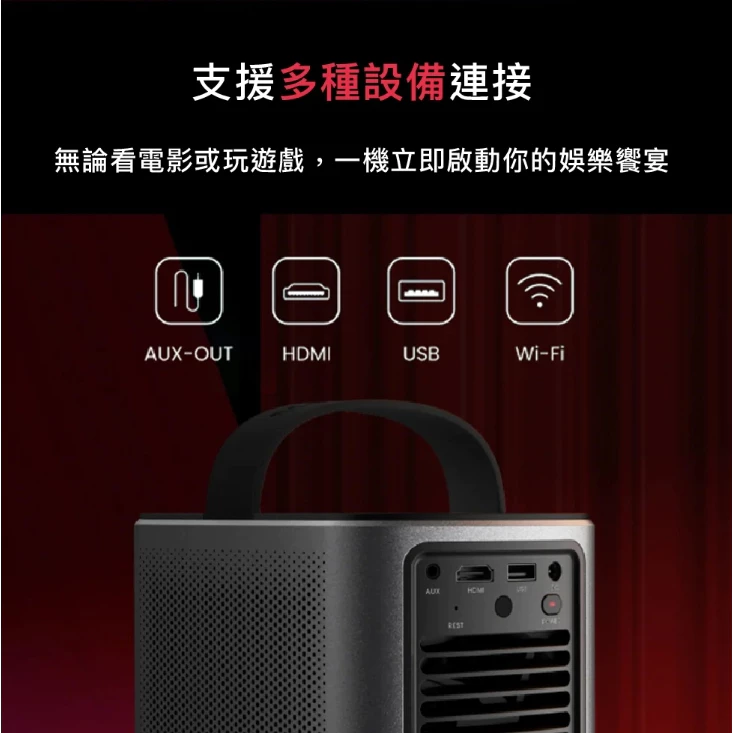 NEBULA Mars 3 Air 無線投影機(加贈包包)【綠色工場】雷射微型投影機 家用投影機 商用投影機 1080P