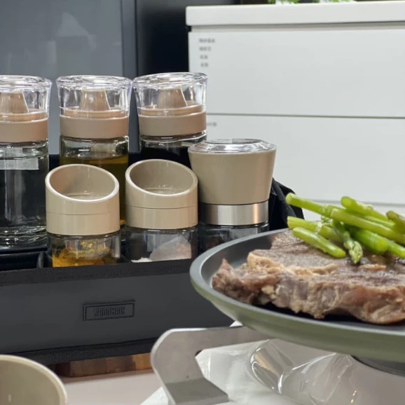 仙德曼 Sadomain 露營調味罐10件套組【綠色工場】台灣製造（附收納提袋）玻璃調味罐 調味瓶 CA001