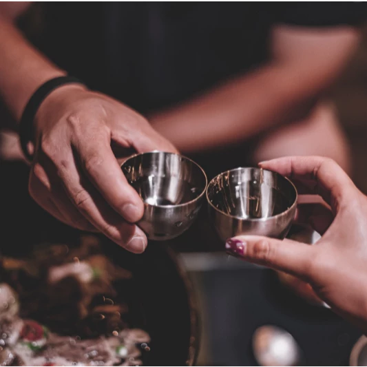 KINOX 酒鬼shot杯 四入【綠色工場】一口酒杯 酒杯 子彈杯 烈酒杯 白酒杯 韓國製 Shot Glass