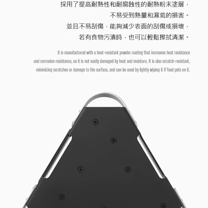 KZM ONE SERIES 三角吊掛架【綠色工場】三角掛架 掛物桌 三角桌 鋁合金桌 黑化 韓國選物