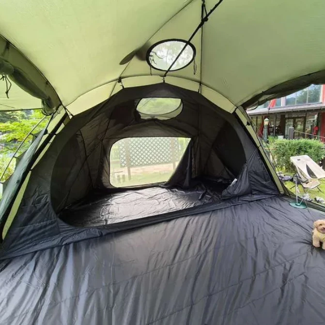 URBANSIDE｜STEGO｜ 劍龍圓頂帳【綠色工場】圓頂帳 圓頂庇護所 戰術龜背芋 一房一廳 別墅帳 風格露營