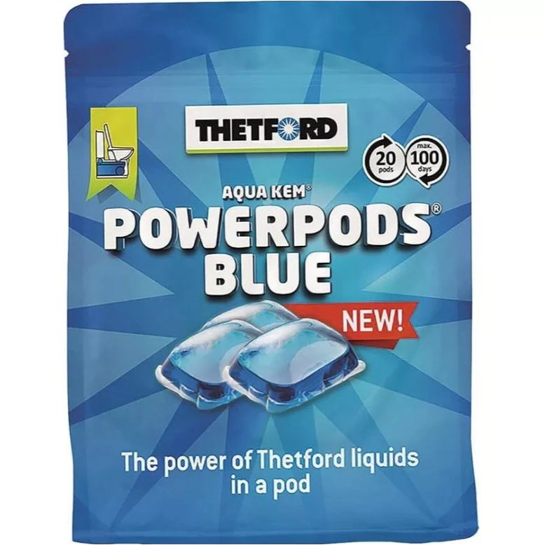 荷蘭THETFORD 膠囊分解劑(一包20入)【綠色工場】行動馬桶 行動廁所 下層專用 分解劑 消毒 分解 除臭