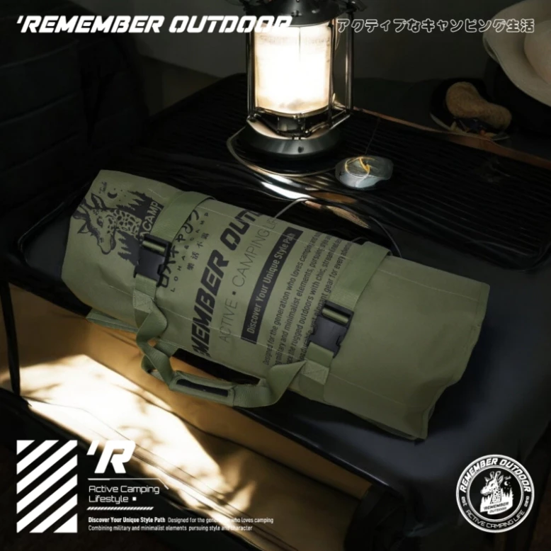 樂活不露 隧道帳營柱收納包 六/八格【綠色工場】Remember Outdoor 營柱袋 帳篷收納 收納神器 露營收納