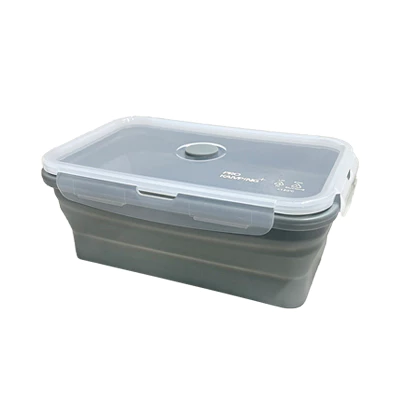 領航家 矽膠摺疊保鮮盒【綠色工場】ProKamping 食品級 便當盒 摺疊餐盒 可微波矽膠便當盒 密封氣閥