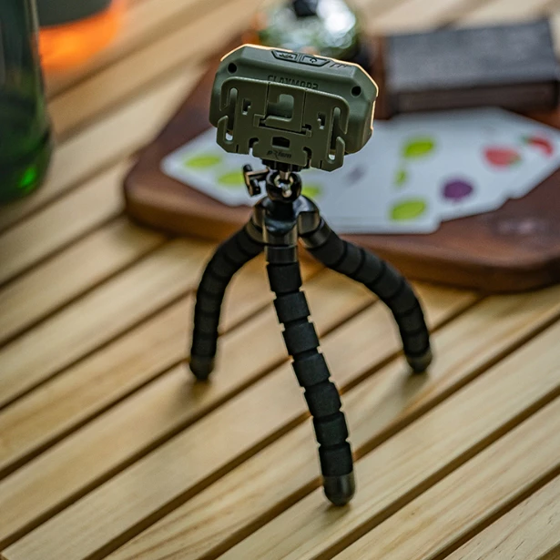 CLAYMORE 三腳架【綠色工場】附雲台 燈架 可彎曲調整 簡易三腳架 迷你腳架 1/4螺牙