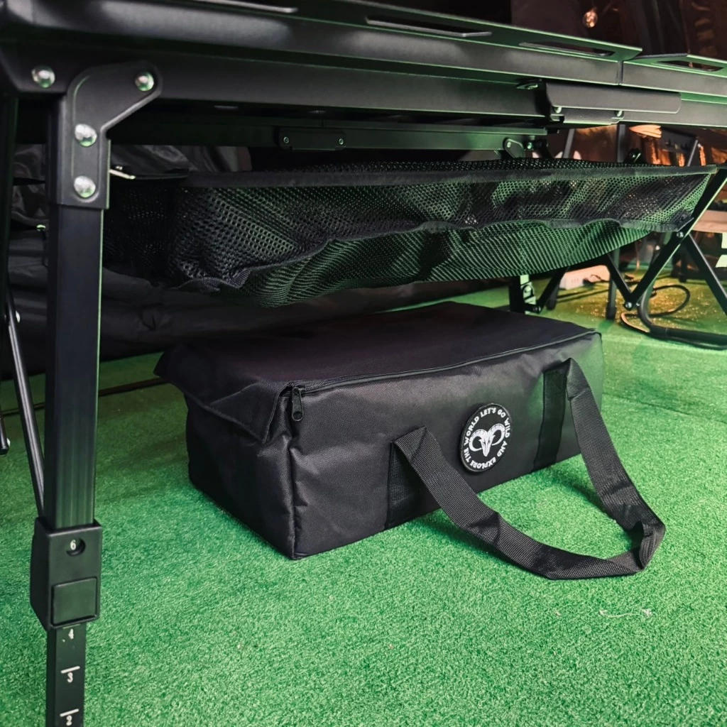 <早鳥限量優惠>GOAT 夜行3.5單元折疊戰術賽博風露營桌【綠色工場】IGT單元桌 黑化露營 戰術風格 廚房桌