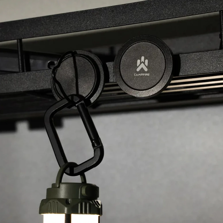 CAMPFIRE 磁吸掛鉤組 二入組【綠色工場】強力磁鐵 帳篷掛勾 磁鐵掛勾 吊掛組 掛勾 露營實用小物 航太鋁合金