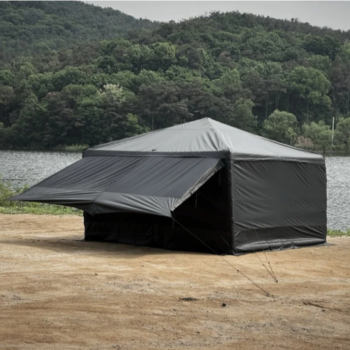 CAMVIL Sa-Gat Air 充氣客廳【綠色工場】客廳帳 充氣帳 炊事帳 斗笠充氣帳