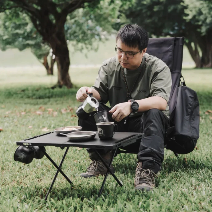 CAMPFIRE 崗焰桌【綠色工場】崗焰露營桌 折疊桌 營火部落 達哥推薦 便攜桌 邊桌 迷你桌 不鏽鋼桌