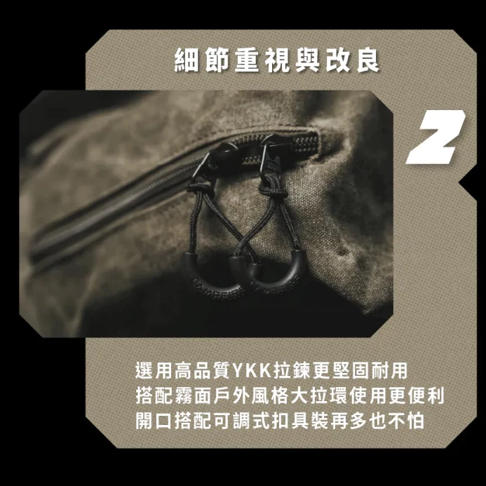 CAMPFIRE戰野上蠟帆布裝備袋【綠色工場】柴火收納包 木柴收納袋 柴火袋 柴薪袋 收納包 吊掛收納袋 置物袋 木柴袋