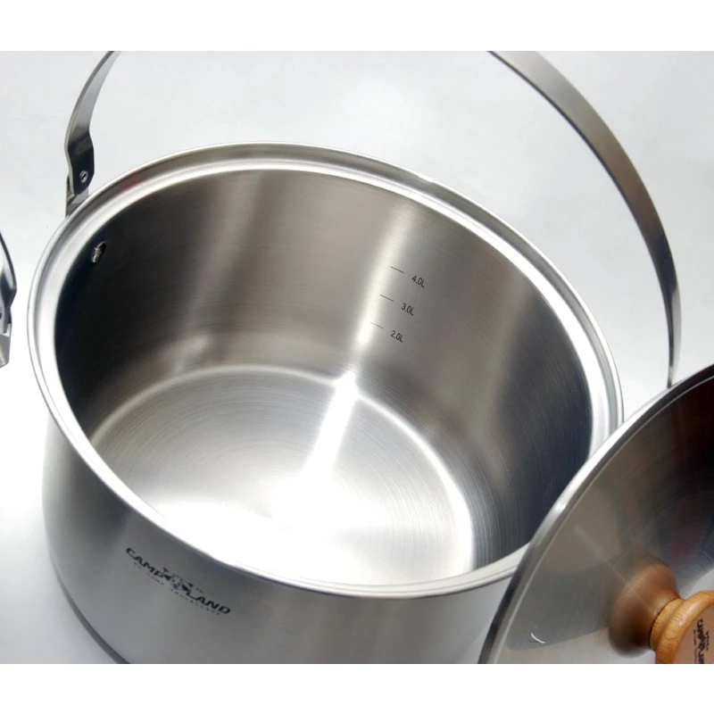 【綠色工場】CAMP LAND RV-ST920 白金主廚COMBI 7-10人不鏽鋼野炊套鍋組 收納鍋 鍋具 露營鍋