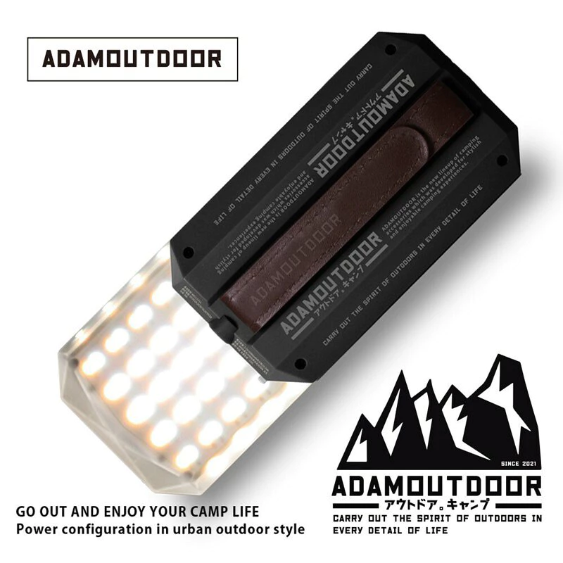 【綠色工場】 ADAMOUTDOOR｜3D廣角鑽石燈 LED燈 露營燈 照明燈 戶外照明 小夜燈白/暖白/黃光