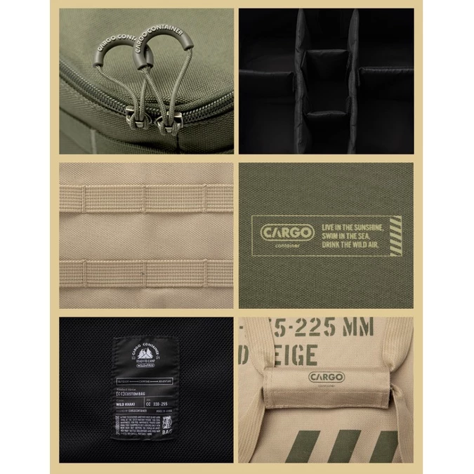 CARGO 工業風裝備收納袋19L【綠色工場】 裝備袋 行李袋 收納箱 行李袋 手提袋 露營收納 黑色/軍綠/沙色