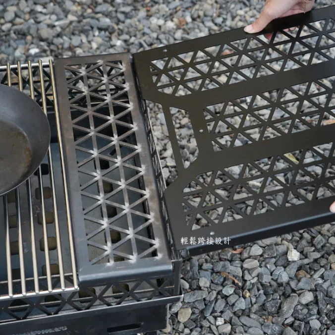 Foothills 山麓延伸桌【綠色工場】山麓焚火台專用桌 延伸桌 拼接桌 露營桌 焚火台桌 附收納袋、燈柱