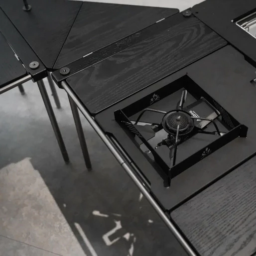 Offline 1單位SOTO鋁桌板【綠色工場】IGT一單位爐架 單口爐架 SOTO專用 贈品牌開關旋鈕 銀/黑  5.0  5 評價 7 已