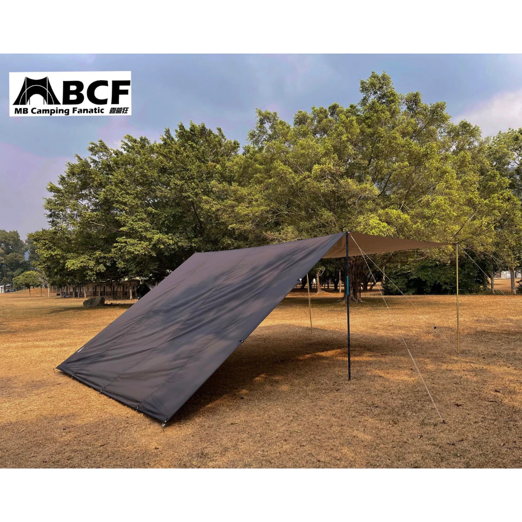 【綠色工場】MB露營狂 MBCF 長方形58天幕 露營天幕 帳篷天幕 方形天幕 布料420D 銀膠天幕