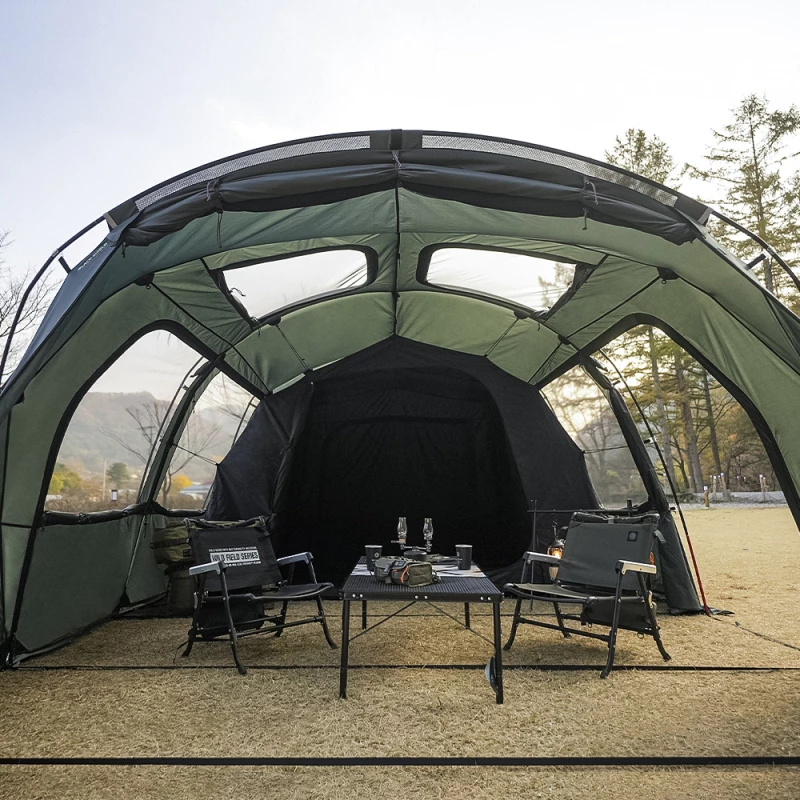 【綠色工場】KAZMI KZM GEOPATH PRO 黑森林別墅帳 一房一廳 四季帳 5人帳 露營帳 家庭帳 隧道帳