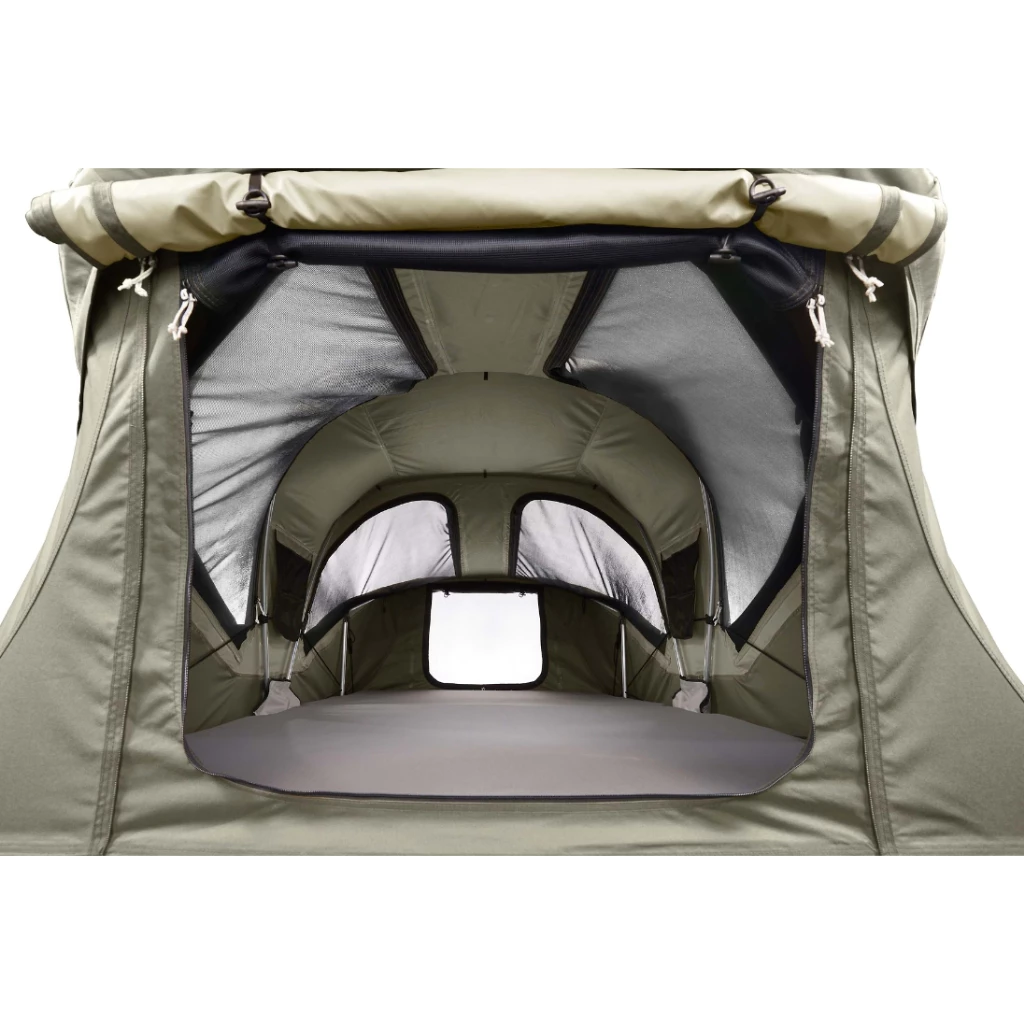 【綠色工場】THULE都樂 Approach M 2-3 人車頂帳 軟殼車頂帳 帳篷 露營野營 車宿 灰、褐、岩黑