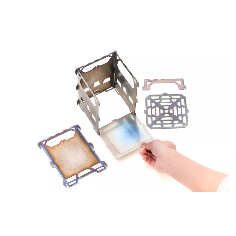 【綠色工場】鎧斯 Keith Ti2201 鈦合金戶外柴火爐 柴燒爐 登山爐 露營火爐 鈦金屬 露營 登山 野營 野炊