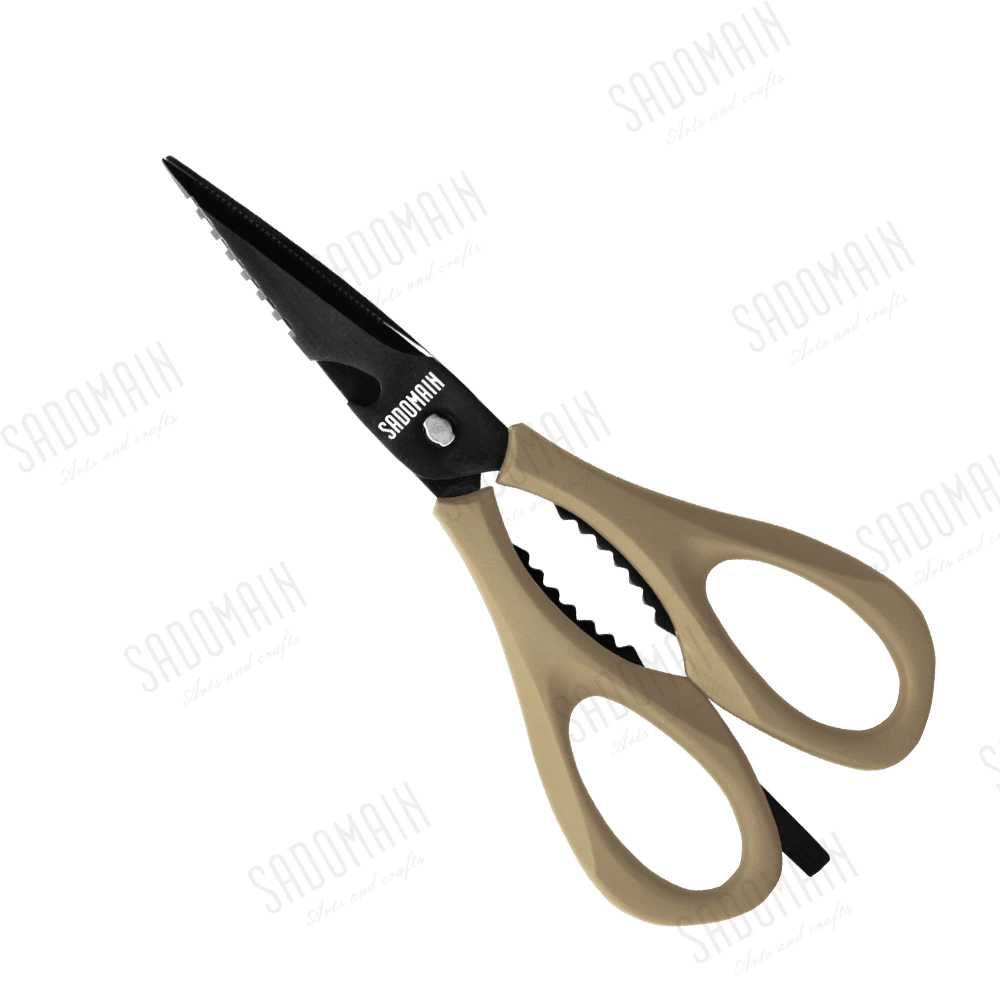 【綠色工場】仙德曼 Sadomain 露營專用多功能鈦廚剪 - KN493 料理剪 不鏽鋼剪 剪刀 可分離刀具