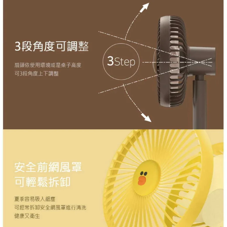 N9-FAN MINI 莎莉 USB桌上型風扇 【綠色工場】迷你風扇 桌上風扇 Line聯名 隨行風扇 桌扇 循環扇