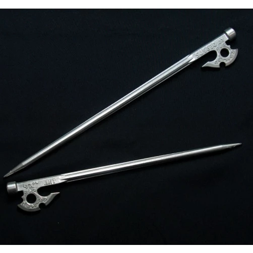 【綠色工場】TKS 神斧釘 SUS630不鏽鋼原色營釘 (TK-270A) 不鏽鋼營釘 露營營釘 地釘 造型釘