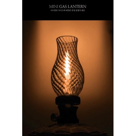 【綠色工場】韓國製 Top & Top Lucir 玻璃瓦斯燈 桌上型瓦斯燈 燭台燈 登山 野營 氣氛燈 照明燈具