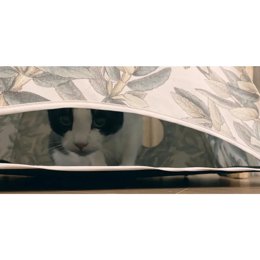 【綠色工場】groundcover貓帳篷-山茶花 / 松果葉 色系~~簡單收搭寵物帳^^毛小孩專屬空間遊樂區