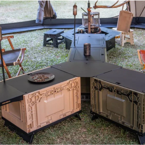 CampingBar 狂派箱 50L 第二件半價 韓國製【綠色工場】<早鳥優惠> 收納箱 側開收納箱 摺疊 露營 戶外箱