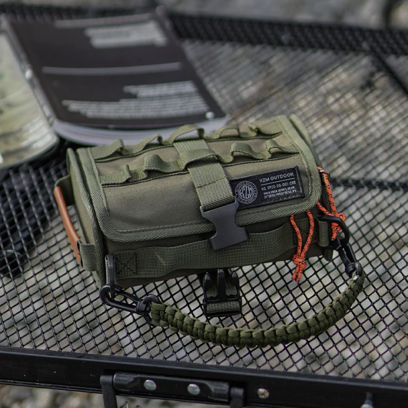 KZM KAZMI 工業風濕巾收納袋 【綠色工場】濕紙巾套 紙巾盒 衛生紙盒 面紙盒 收納包 車用衛生紙套