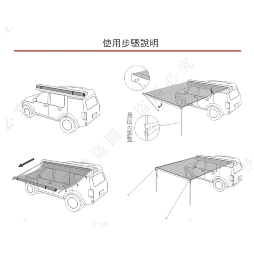 【綠色工場】TIMEBOX TB-09-2030 黑化鋁合金車邊帳帶燈條 2*3米 車邊天幕 客廳帳 天幕帳 遮陽帳