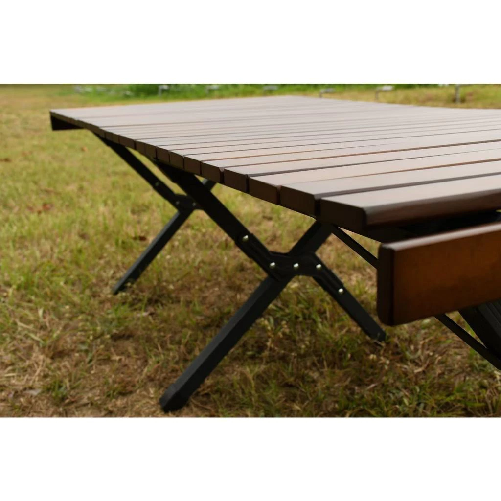 【綠色工場】YAKIMA 蛋捲櫸木桌 附提袋 原木色 原木桌/蛋捲桌/舉木蛋捲桌/露營桌/收納桌 綠合金桌腳