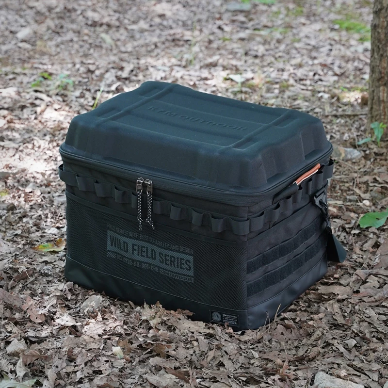 【綠色工場】KAZMI KZM 工業風硬殼廚具收納袋 餐廚具收納盒 硬殼收納 行李袋 收納箱 行李袋 手提袋 露營收納