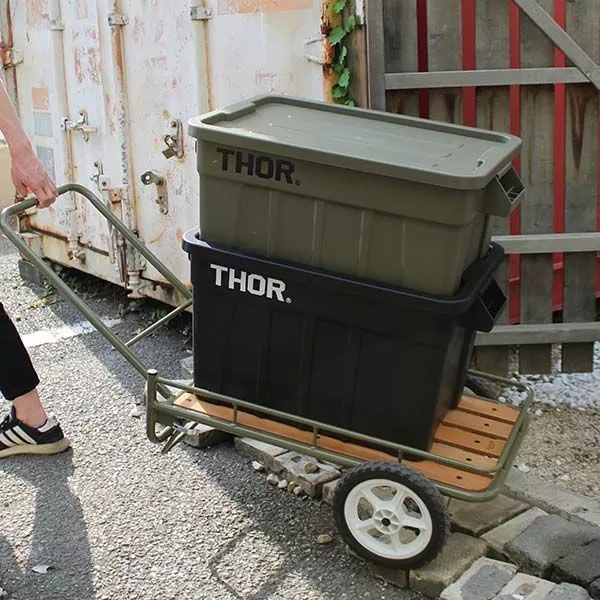 日本限定 Thor Large Totes With Lid 75L 多功能層疊方形收納箱【綠色工場】收納箱 置物箱