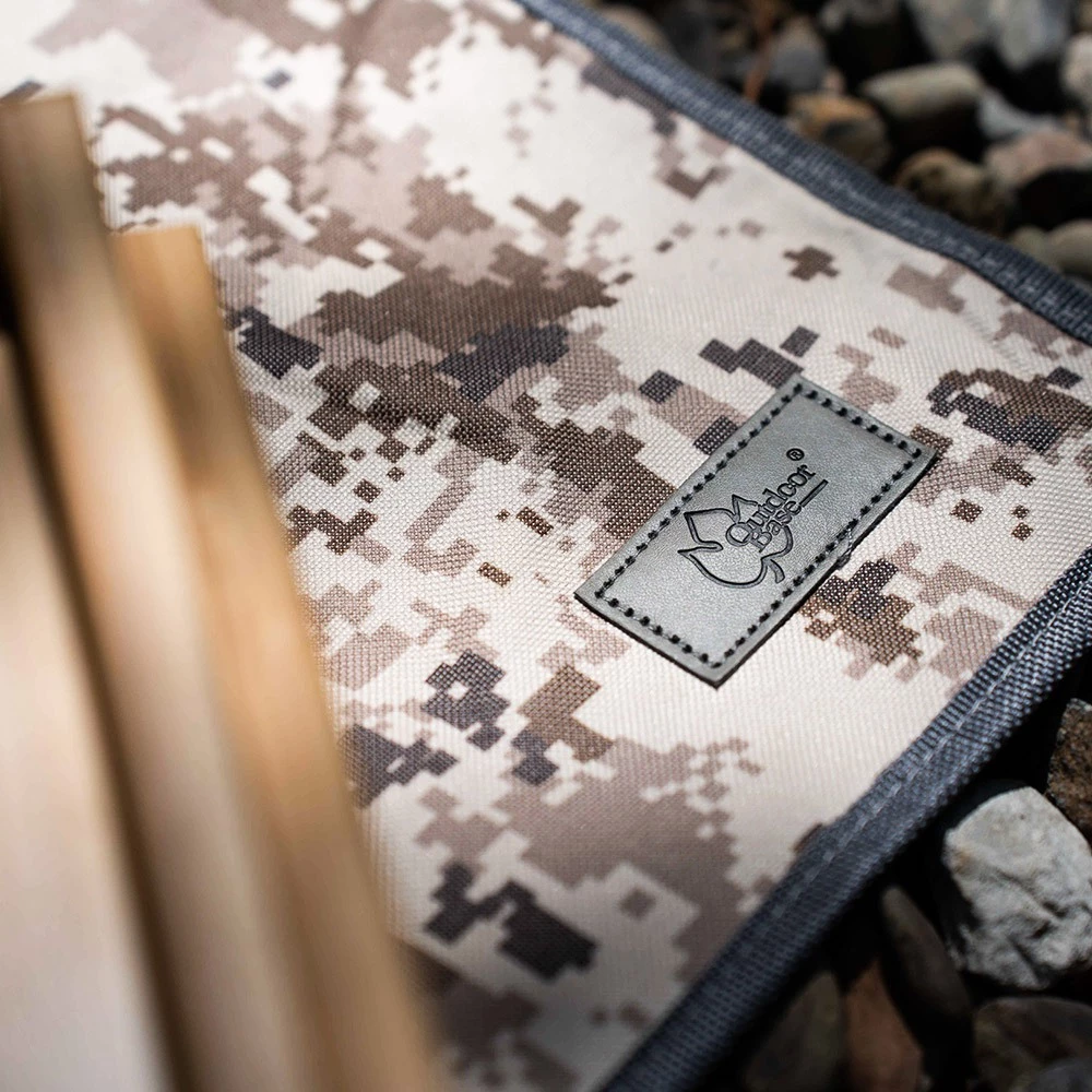 OutdoorBase 竹風戶外層架組【綠色工場】 附精美收納袋 三層架 置物架 掛物架 竹製層架