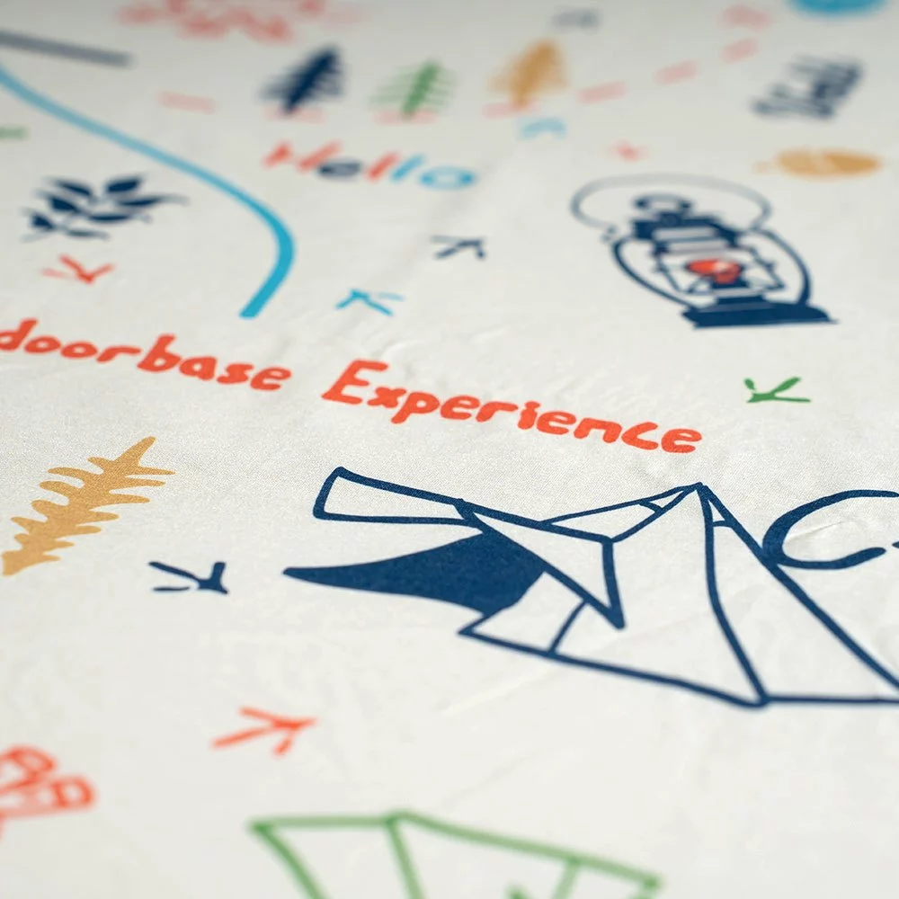 OutdoorBase 舒柔布床包套M king / XL【綠色工場】充氣床床包 露營床包 氣墊床包 床罩 保潔床單