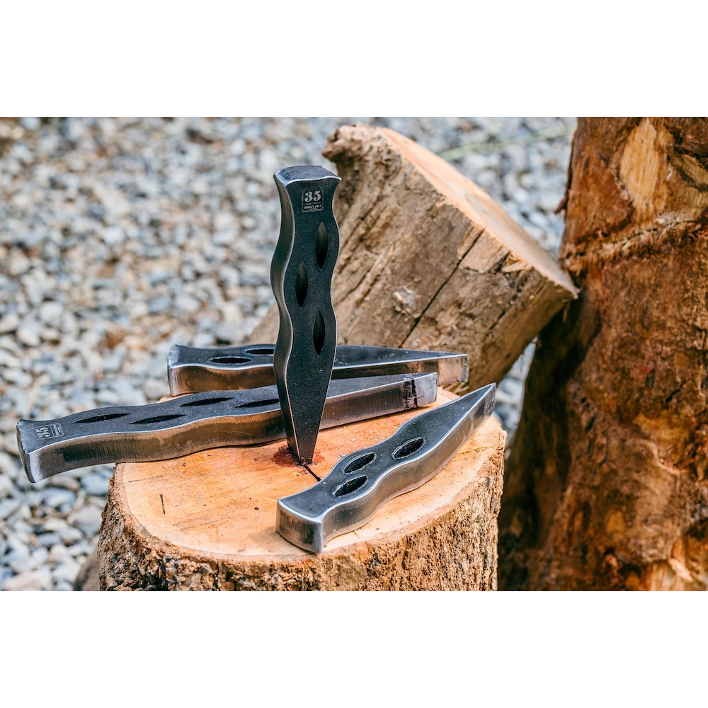 35 Equipment 劈特 【綠色工場】劈柴神器 劈柴分裂鐵刀柴尖 純鋼高硬度 龍眼木/荔枝木 劈柴工具