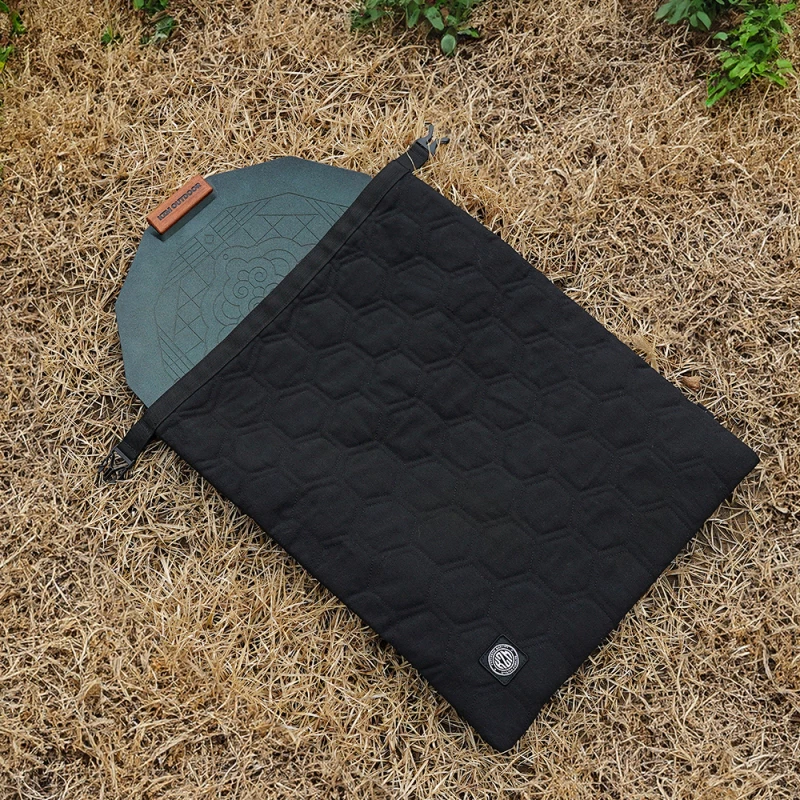 KAZMI KZM 烤盤專用束口收納袋【綠色工場】多功能收納袋 束口袋 露營用置物袋 保護袋