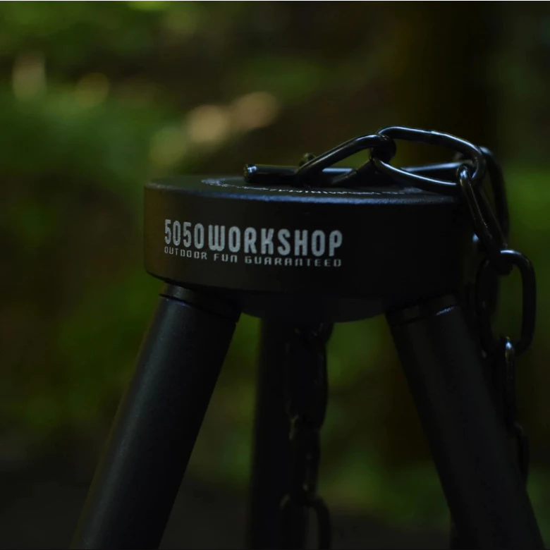 5050WORKSHOP 帳形燈罩三腳架【綠色工場】日本職人設計 三腳架燈罩組 地圖燈罩 掛物架 吊物三腳架 附吊物鍊條