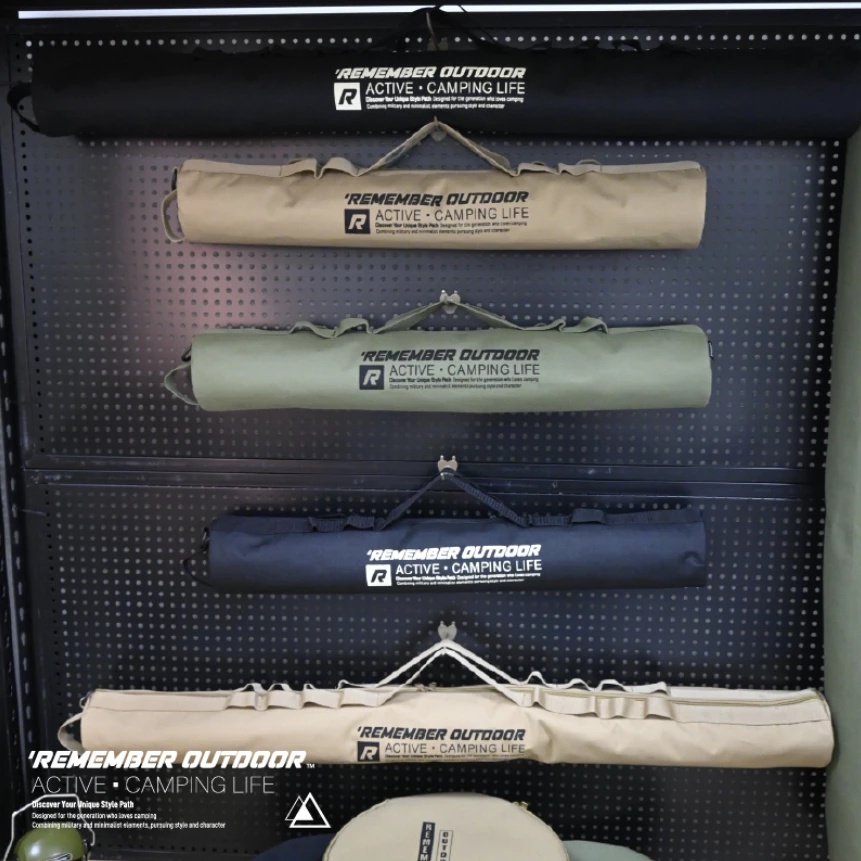 樂活不露 營柱戰術收納包【綠色工場】營柱收納袋 柱型收納袋 長形那袋袋 JX、梅花營柱皆可收納 戰術黑/軍綠/沙色